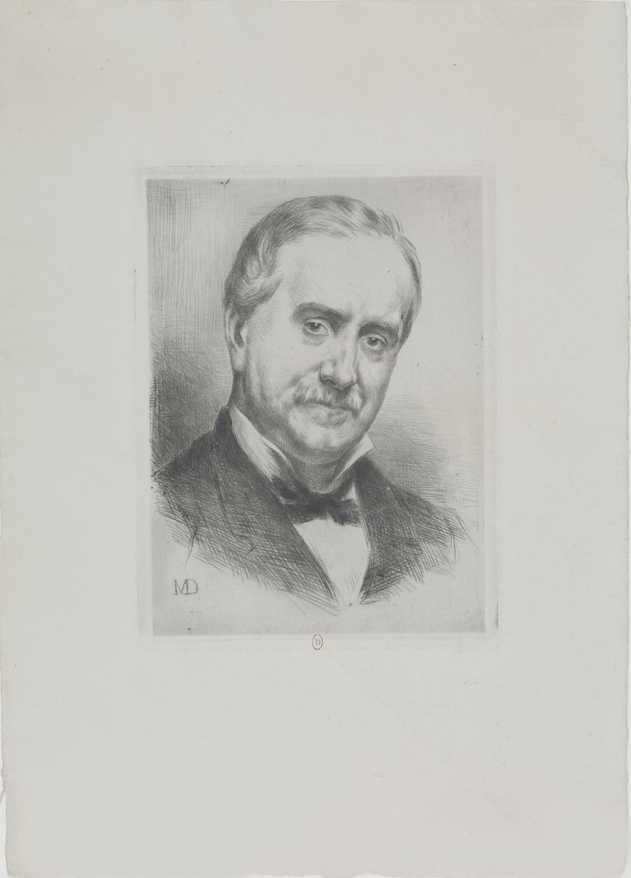 Portret Paula Duranda-Ruela 1831-1922, 1882. autorstwa Marcellin Gilbert Desboutin