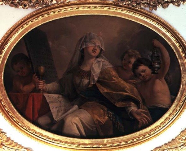 Wiara, ok. 1777 (olej na płótnie) autorstwa Marcello Bacciarelli