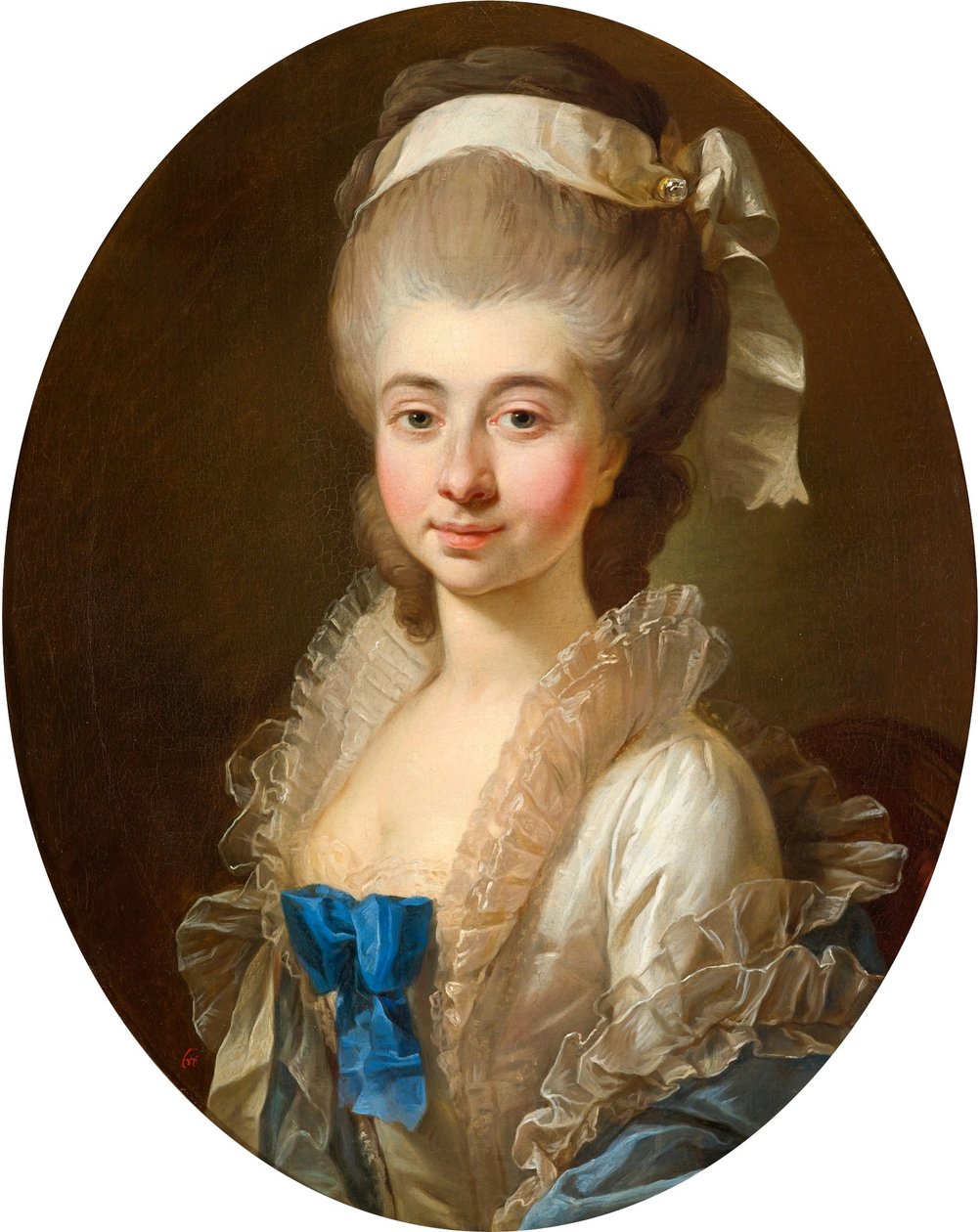 Polish: Portret Urszuli Marii z Zamoyskich Mniszchowej Portrait of Urszula Maria Mniszech née Zamoyska. autorstwa Marcello Bacciarelli