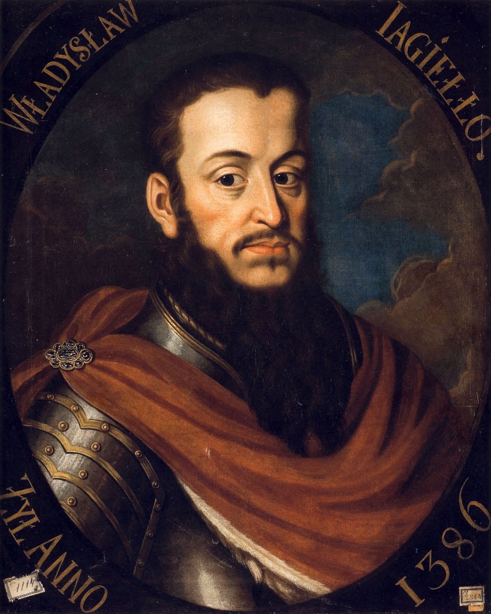 Portret króla Władysława II. Jagiełło, 1790 autorstwa Marcello Bacciarelli
