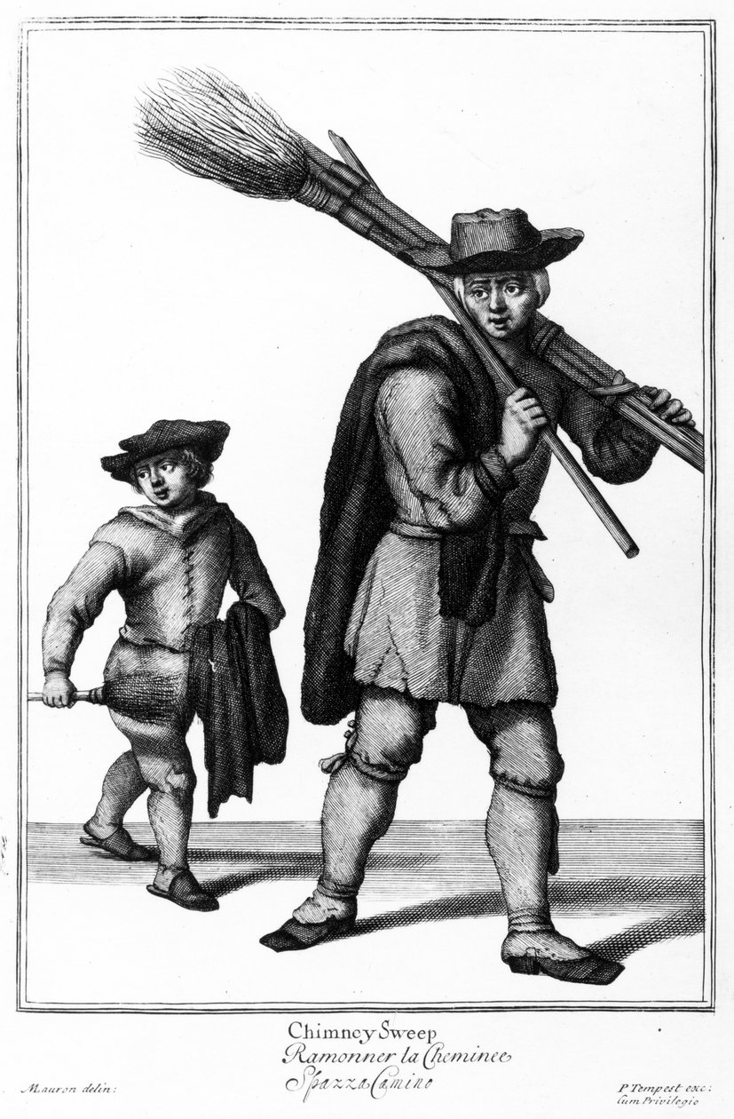 Chimney Sweep, ilustracja z „The Cryes of London” Pierce