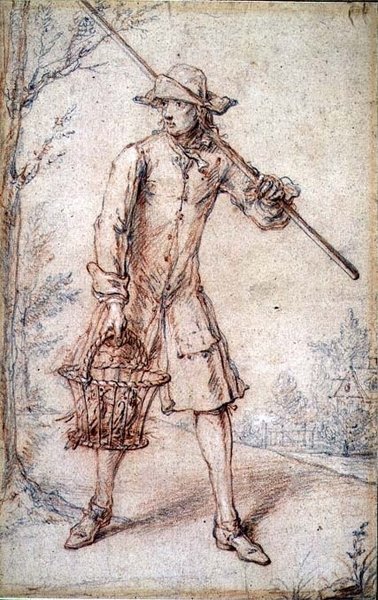 Ptasznik (ołówek i kreda) autorstwa Marcellus the Elder Laroon