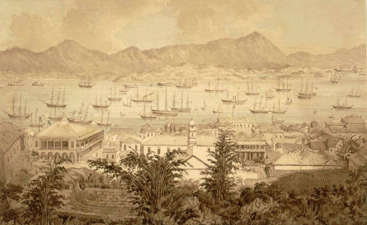 Port w Hongkongu autorstwa Marciano Antonio Baptista