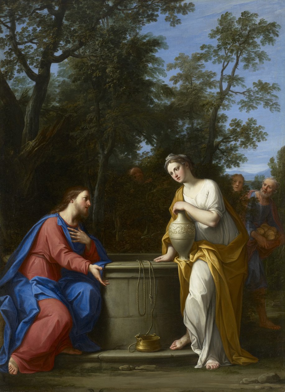 Chrystus i Kobieta z Samarii, ok. 1700 autorstwa Marcantonio Franceschini
