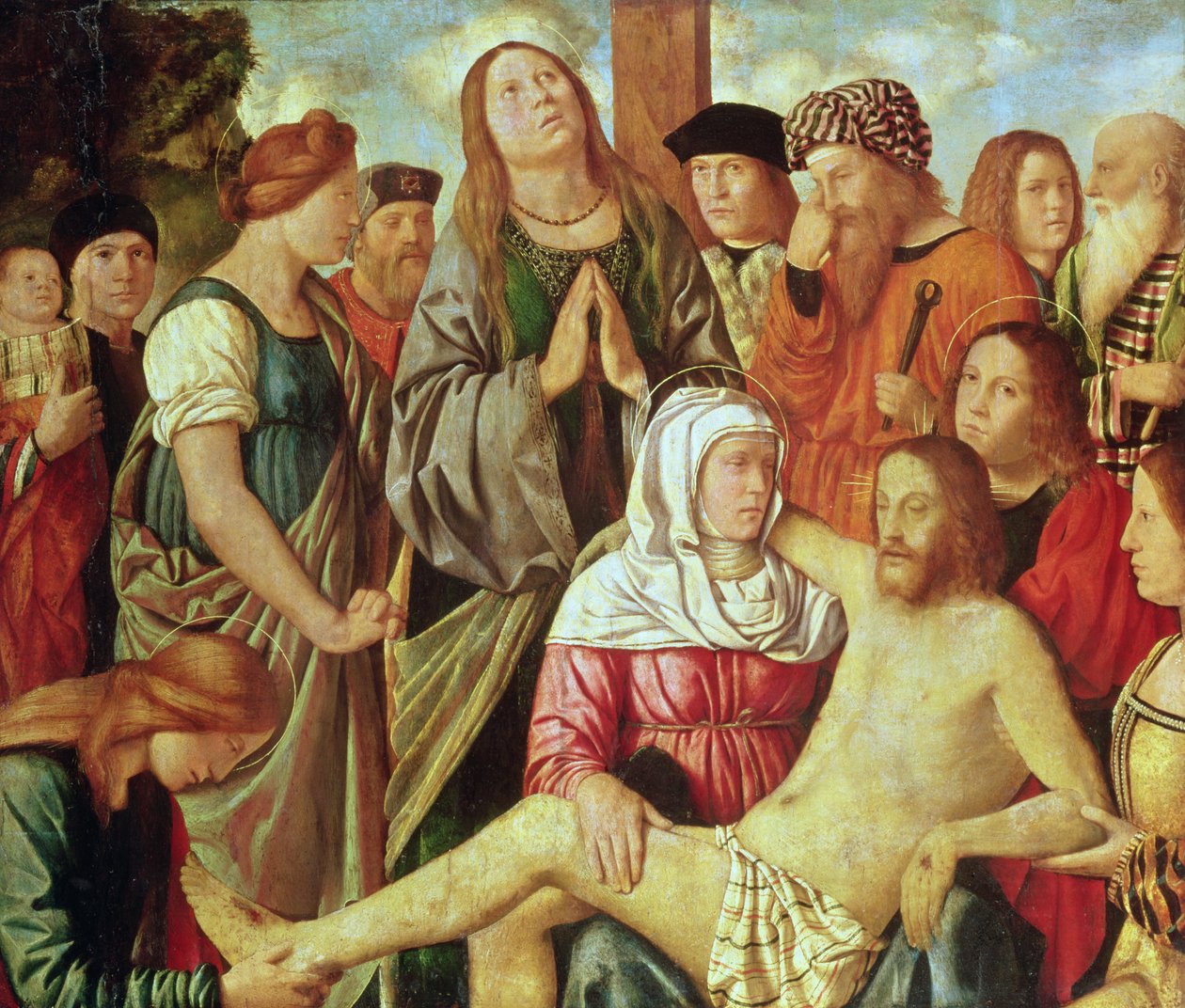 Opłakiwanie Chrystusa (panel) autorstwa Marco Marziale