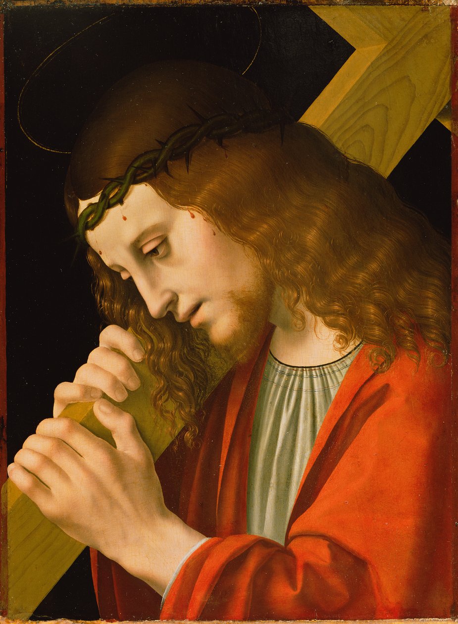 Chrystus niosący krzyż, ok. 1495-1500 autorstwa Marco d Oggiono