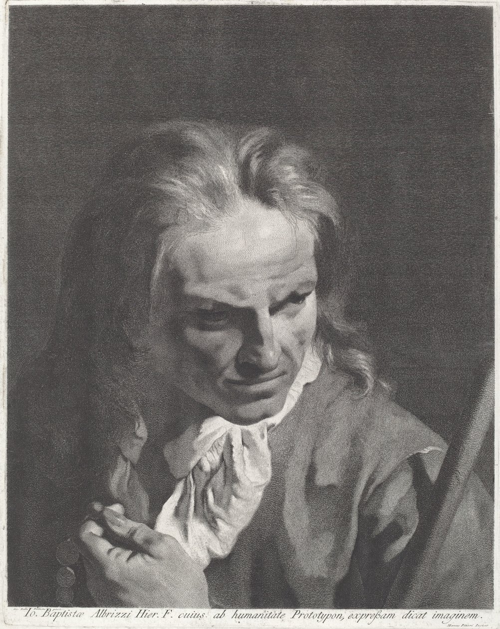 Dżentelmen pielgrzym z różańcem autorstwa Marco Alvise Pitteri after Giovanni Battista Piazzetta