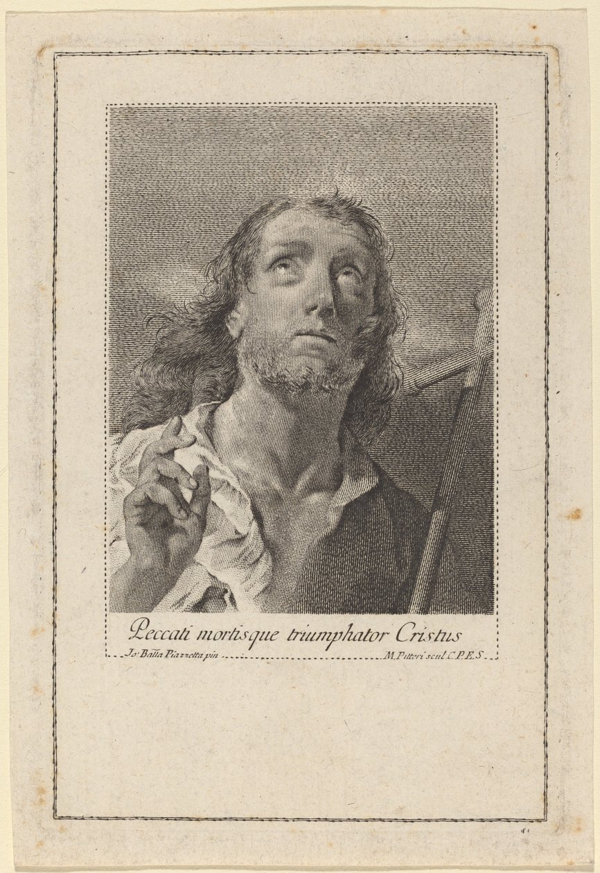 Chrystus triumfuje nad grzechem i śmiercią” autorstwa Marco Alvise Pitteri after Giovanni Battista Piazzetta