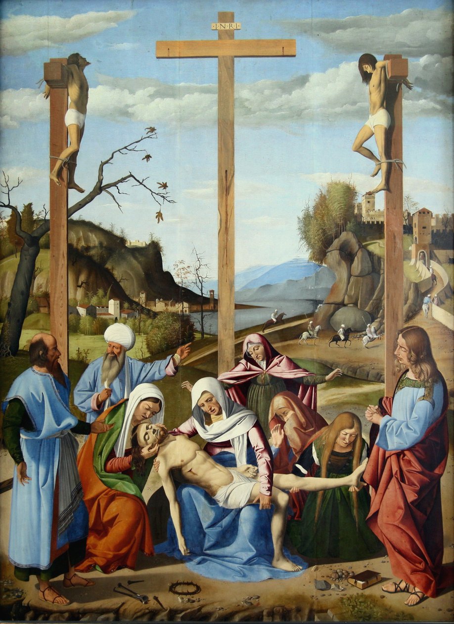 Lament nad martwym Chrystusem autorstwa Marco Basaiti