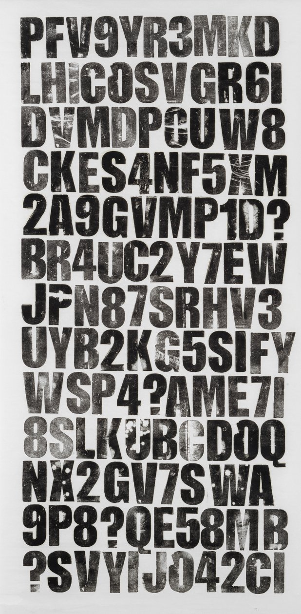 Codex, 2018 (druk drzeworytniczy na papierze ryżowym) autorstwa Marco Campedelli