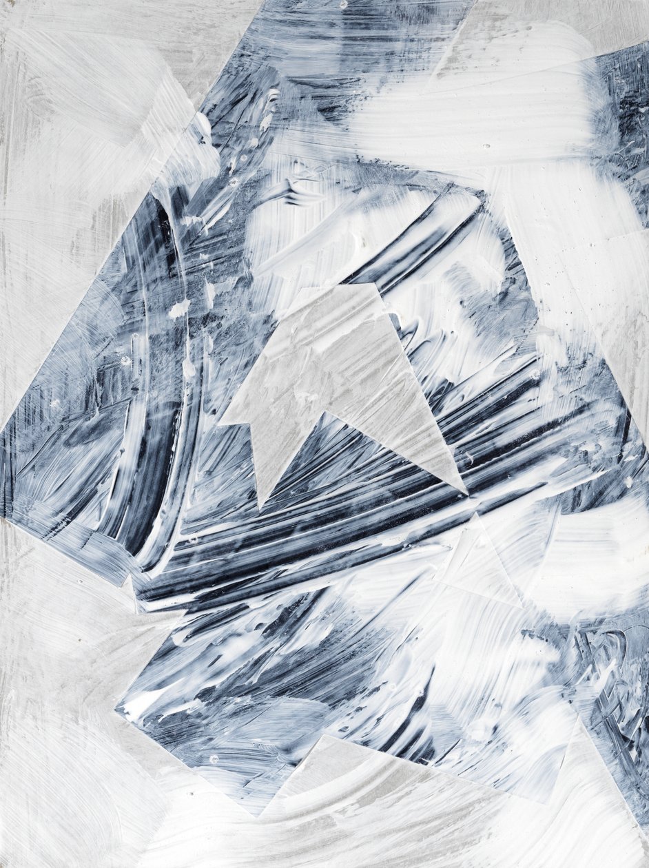 Geometryczna biel, 2024 (mixed media) autorstwa Marco Campedelli