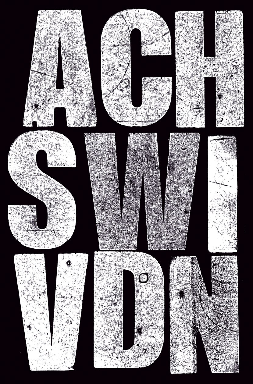 Listy, 2014 (drzeworyt na czarnym papierze) autorstwa Marco Campedelli