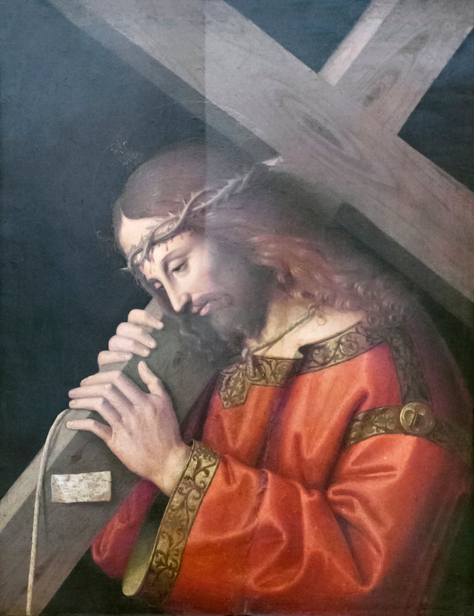 Jezus niosący krzyż autorstwa Marco Palmezzano