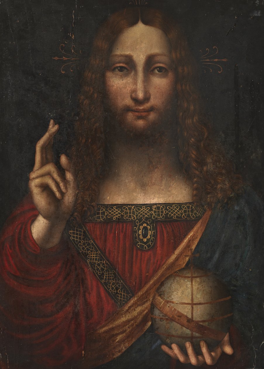 Salvator Mundi, ok.1510-25 autorstwa Marco d Oggiono