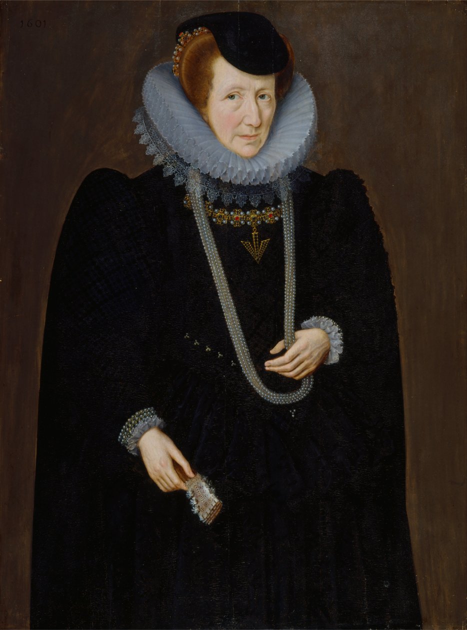 Portret kobiety, prawdopodobnie Maryi, Lady Scudamore autorstwa Marcus Garret Gheeraerts the Younger