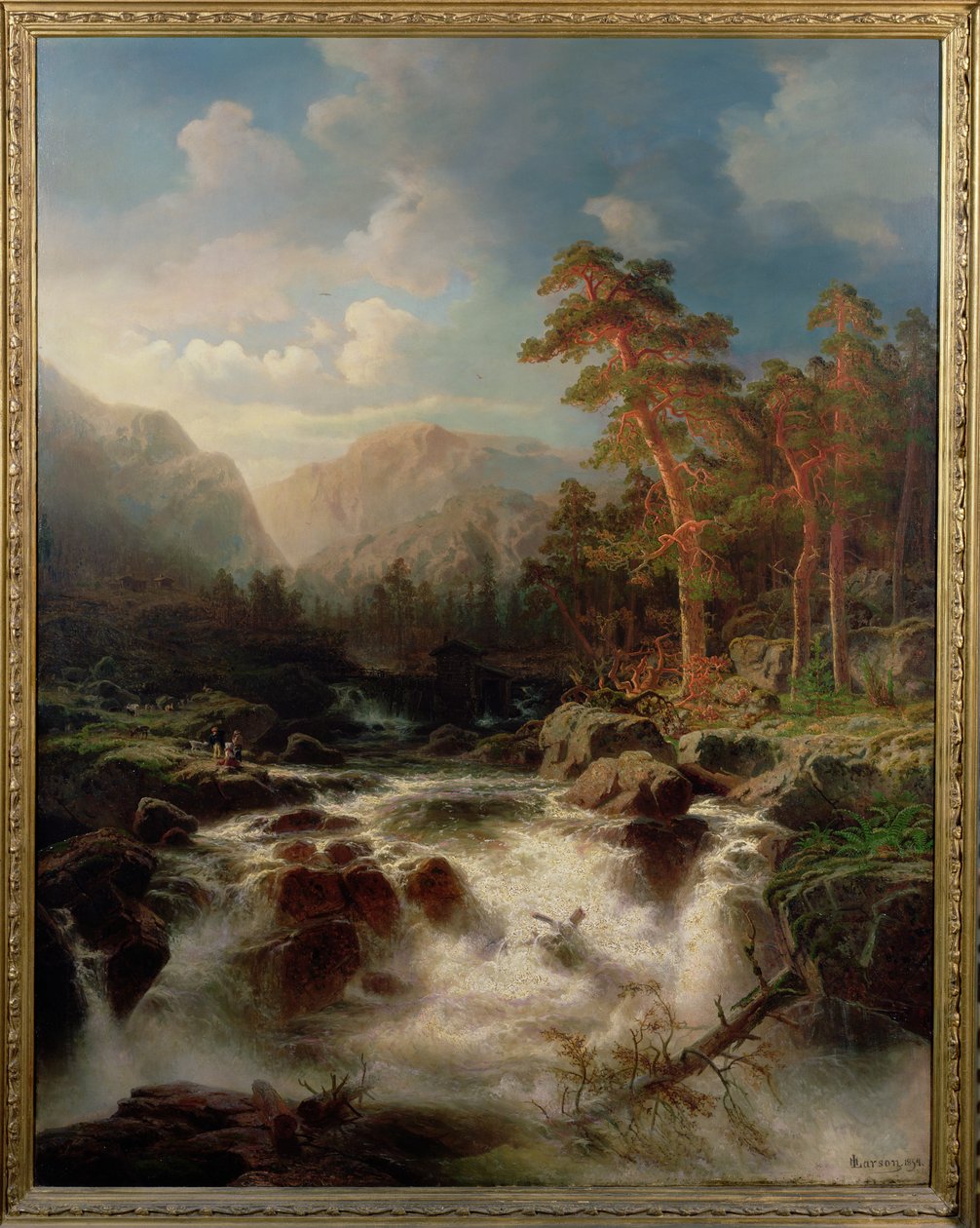 Górski potok, Smalandia autorstwa Marcus Larson