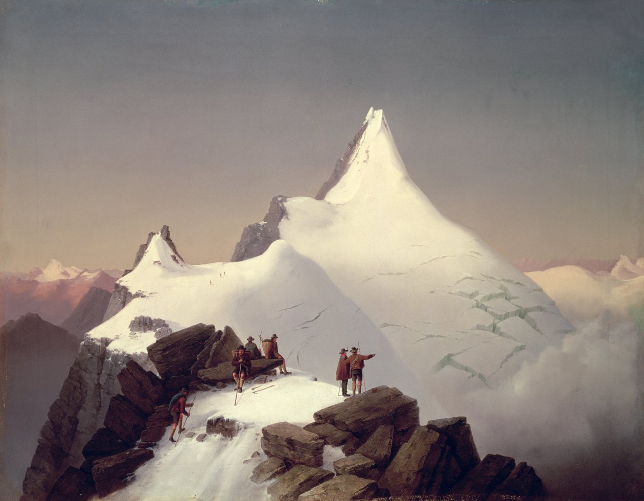 Widok na górę „Grossglockner” (Wielki Dzwonnik) autorstwa Marcus Pernhart