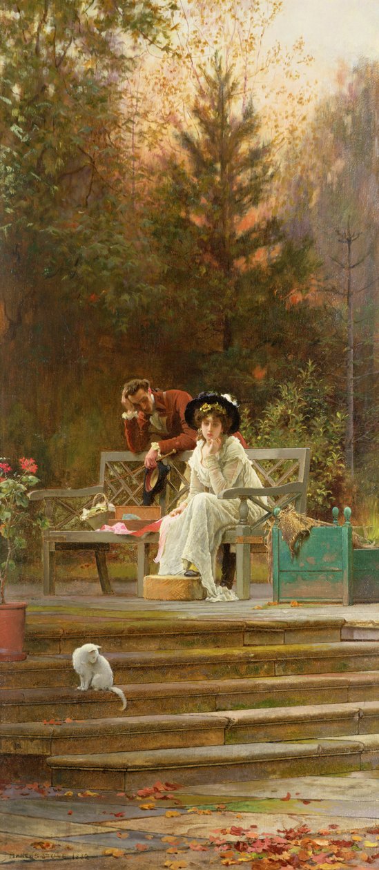 Wcześniejsze przywiązanie, 1882 autorstwa Marcus Stone