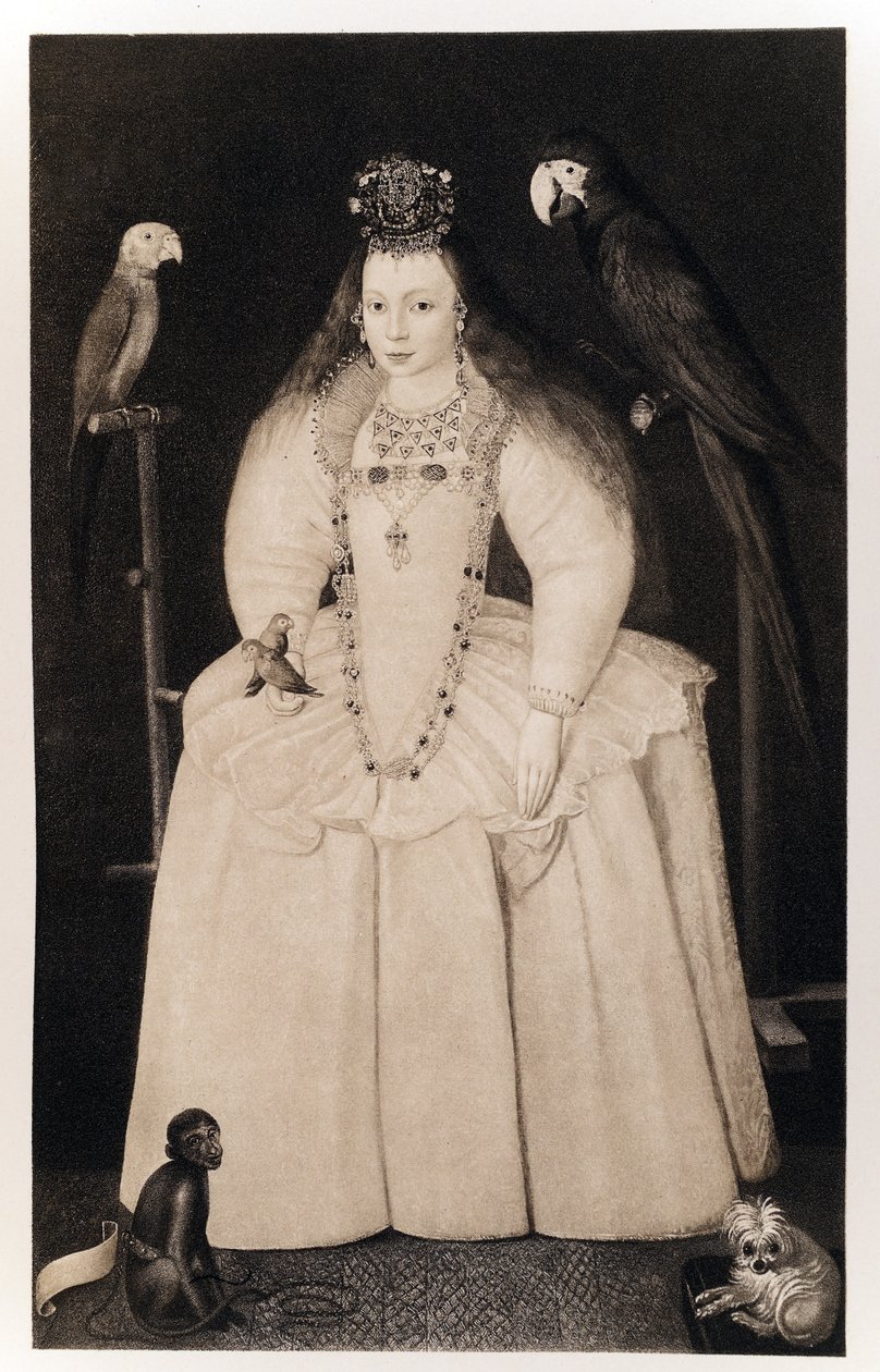 Arabella Stewart autorstwa Marcus Garret Gheeraerts the Younger