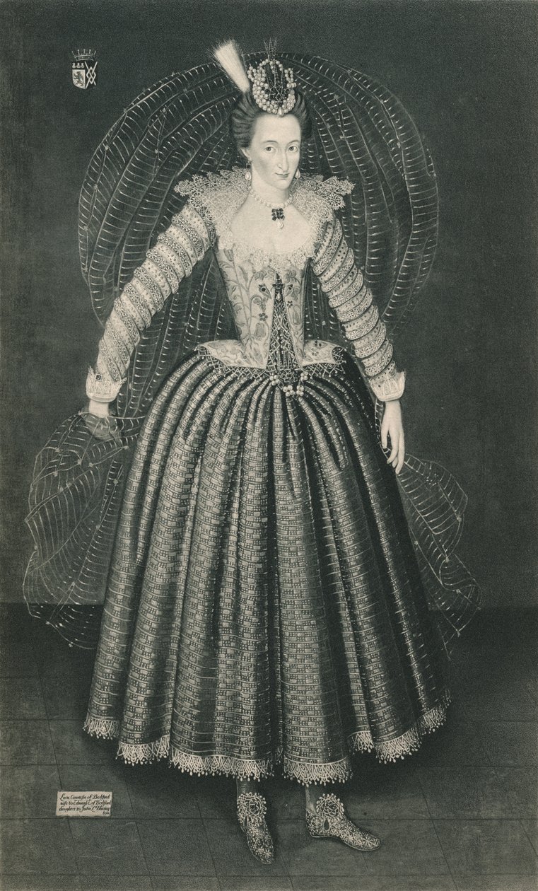Lucy Harrington, hrabina Bedford, ok. XVI w. 1904 autorstwa Marcus Garret Gheeraerts the Younger