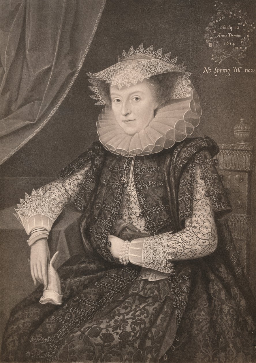 Mary Sidney, hrabina Pembroke, 1614, 1904 autorstwa Marcus Garret Gheeraerts the Younger