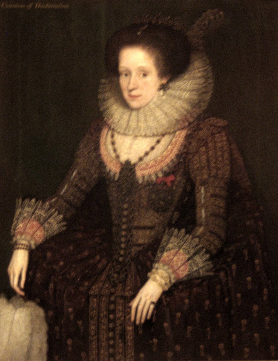 Margaret Hay, hrabina Dunfermline autorstwa Marcus Gheeraerts the Younger