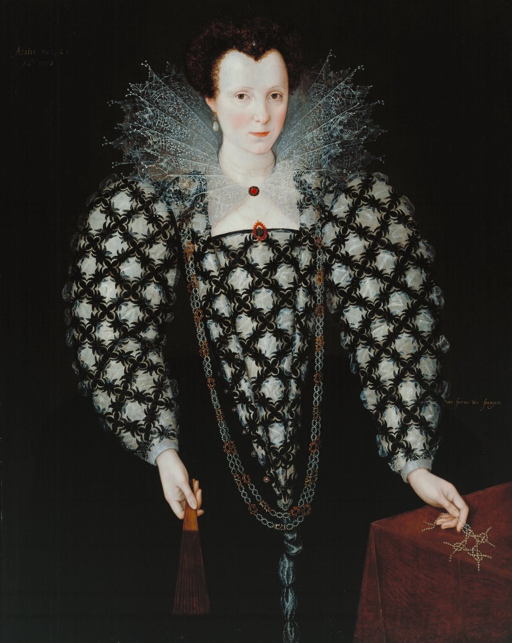 Portret Mary Rogers, lady Harington autorstwa Marcus Gheeraerts the Younger