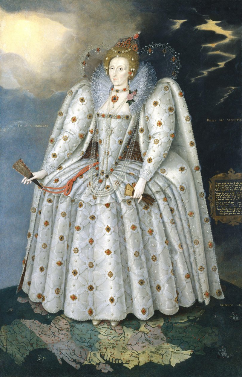 Królowa Elżbieta I ("Portret z Ditchley") autorstwa Marcus Gheeraerts the Younger