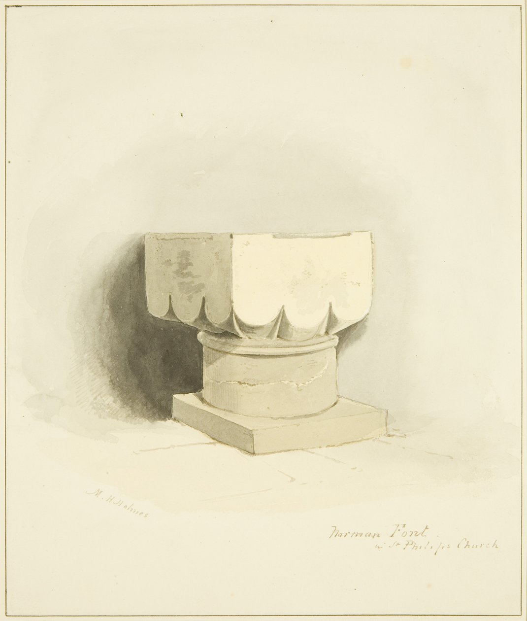 Norman Font w St Philip