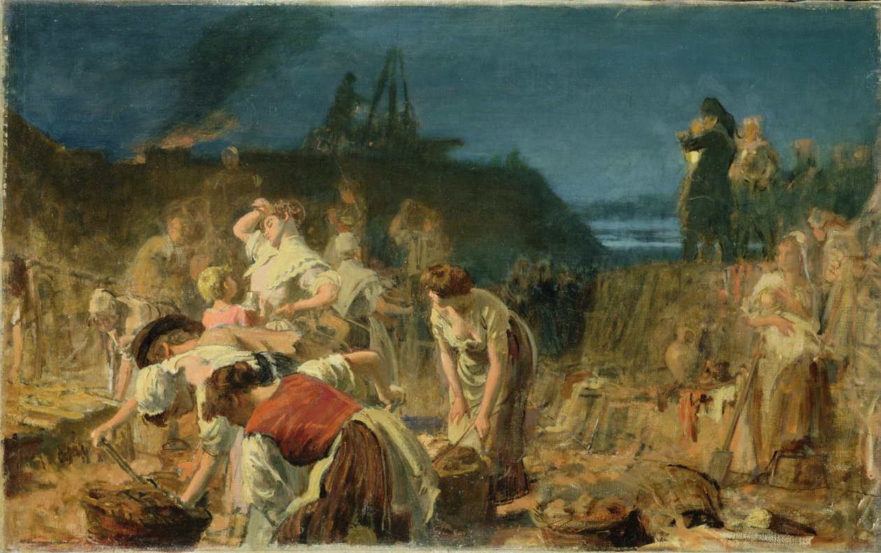 Oblężenie Droghedy, 1649, podczas wojny domowej autorstwa Marcus Stone