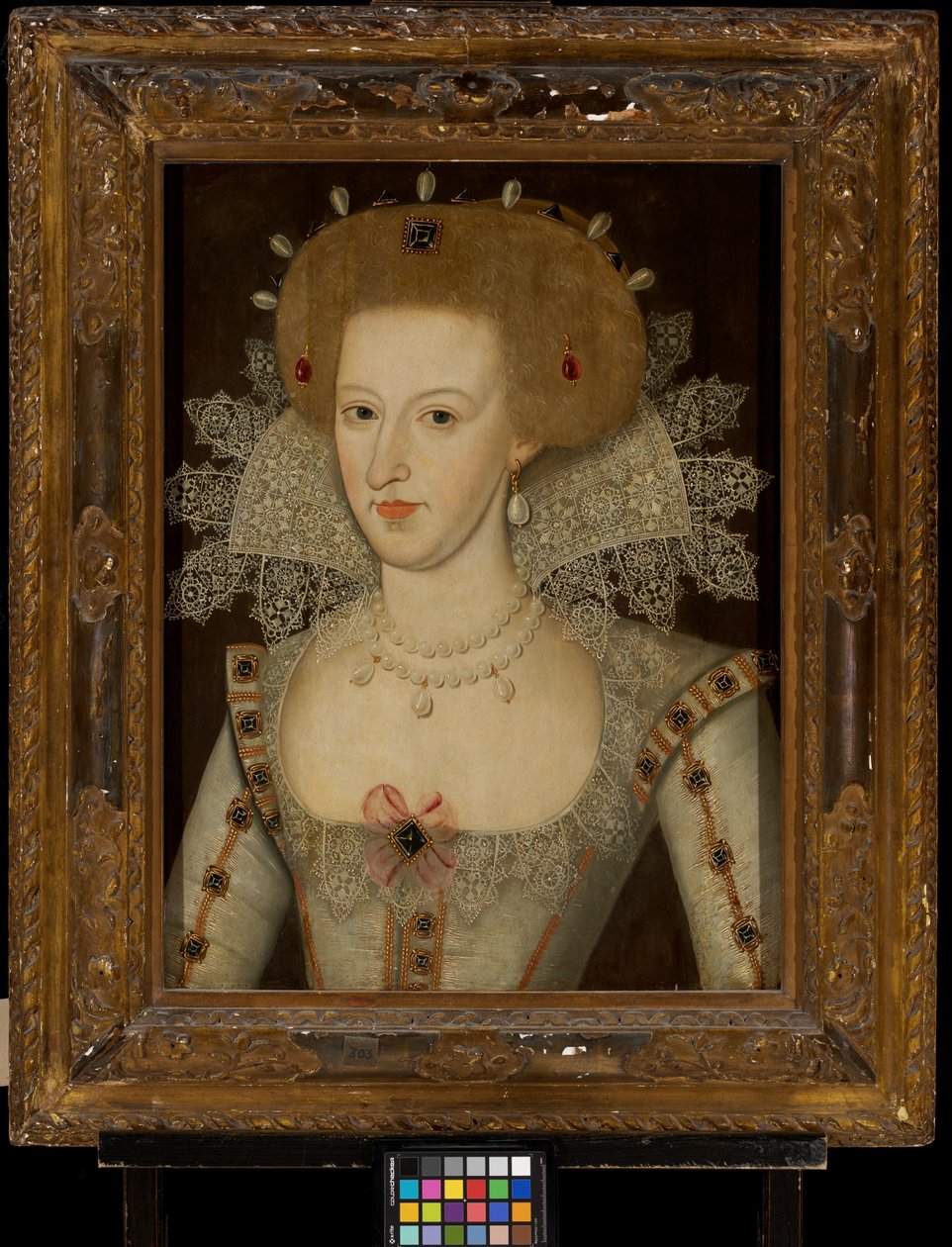 Anna Duńska, królowa Jakuba I i VI (1574-1619) autorstwa Marcus the Younger (circle of) Gheeraerts