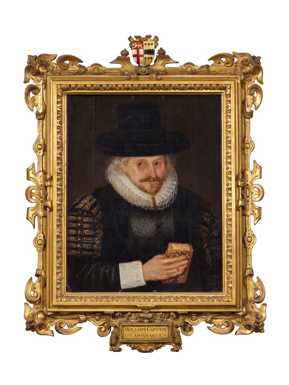 William Camden, król broni Clarenceux autorstwa Marcus the Younger (circle of) Gheeraerts
