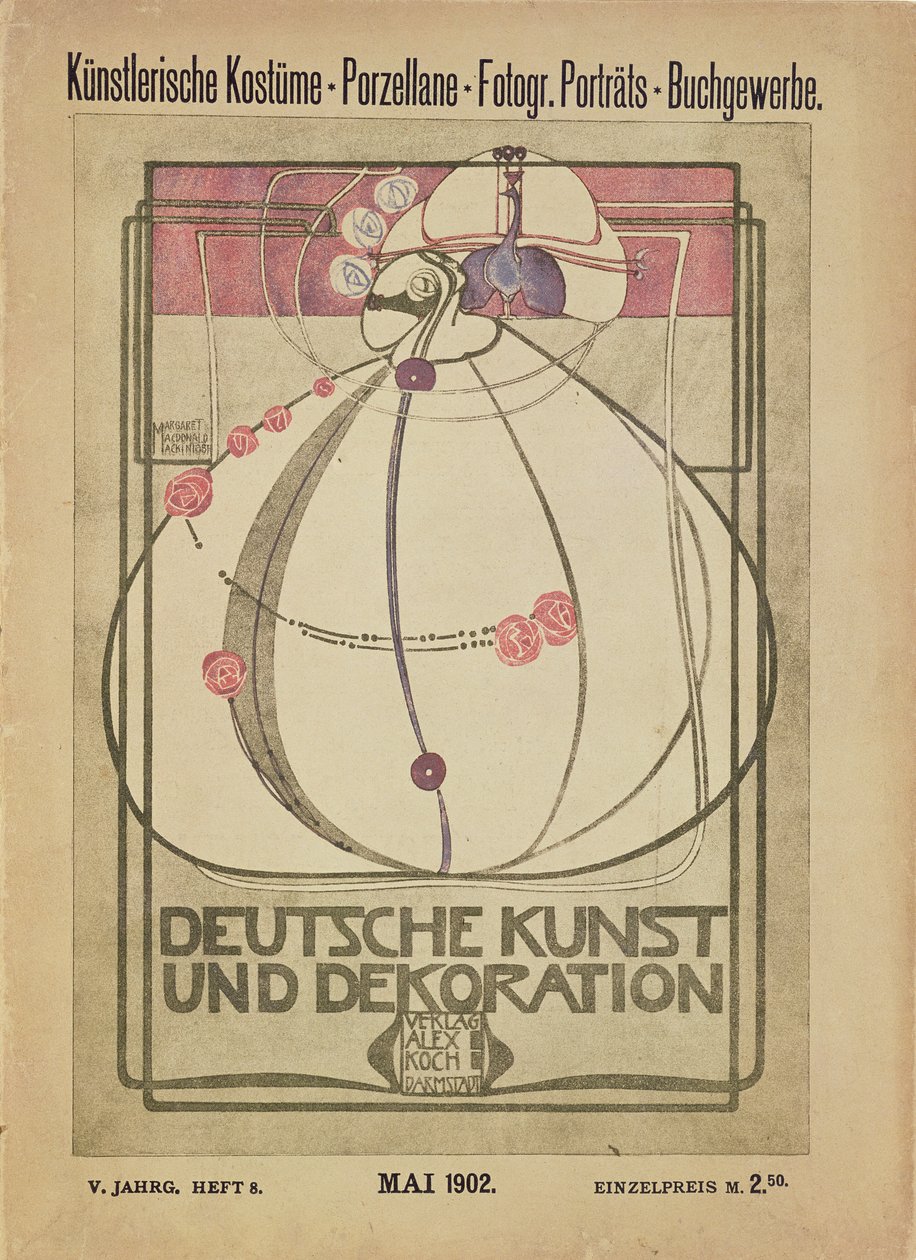 Sztuka i dekoracja niemiecka, maj 1902 autorstwa Margaret MacDonald Mackintosh