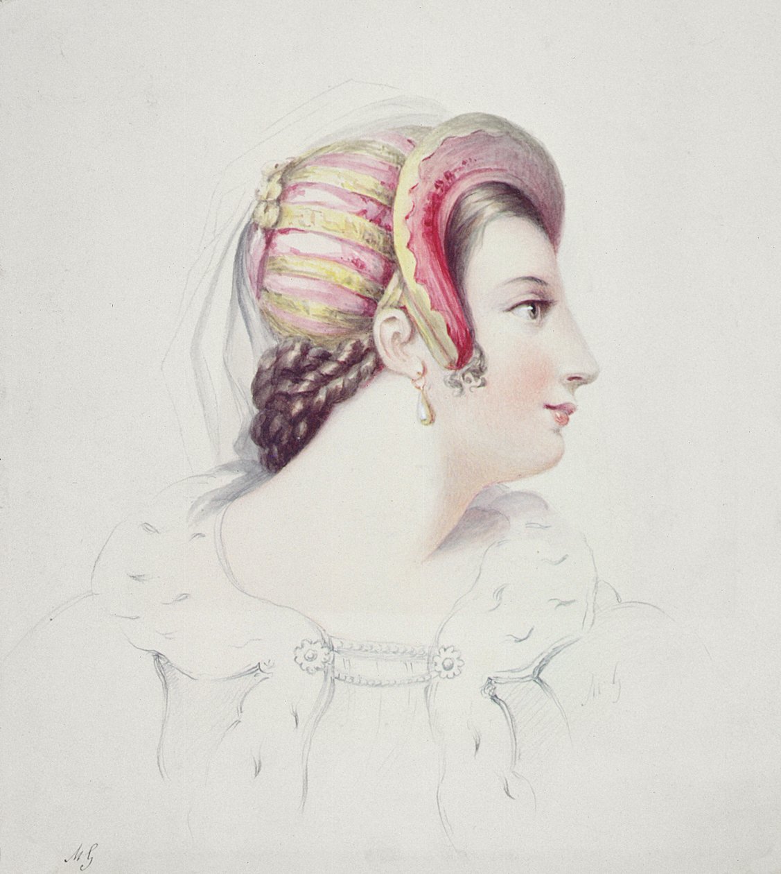 Johanna (rysunek) autorstwa Margaret Sarah Carpenter