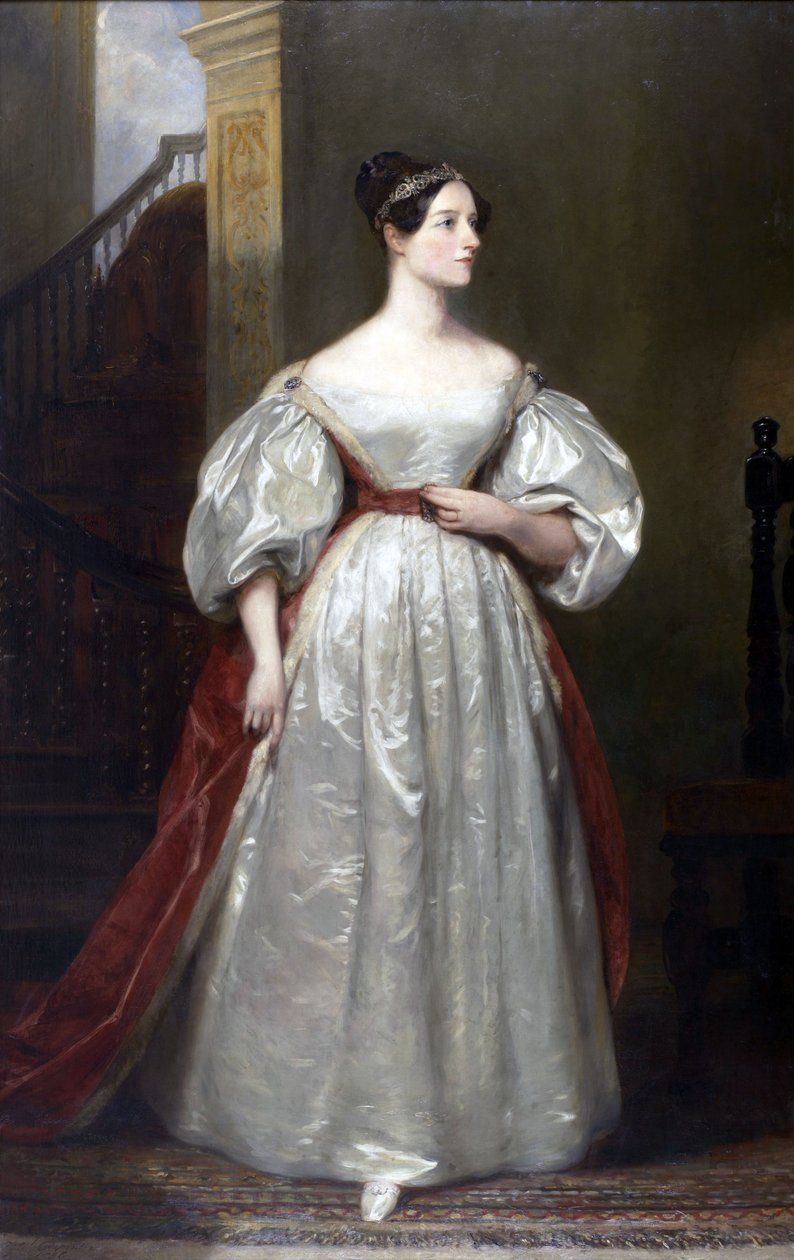 Portret Ady Lovelace autorstwa Margaret Sarah Carpenter