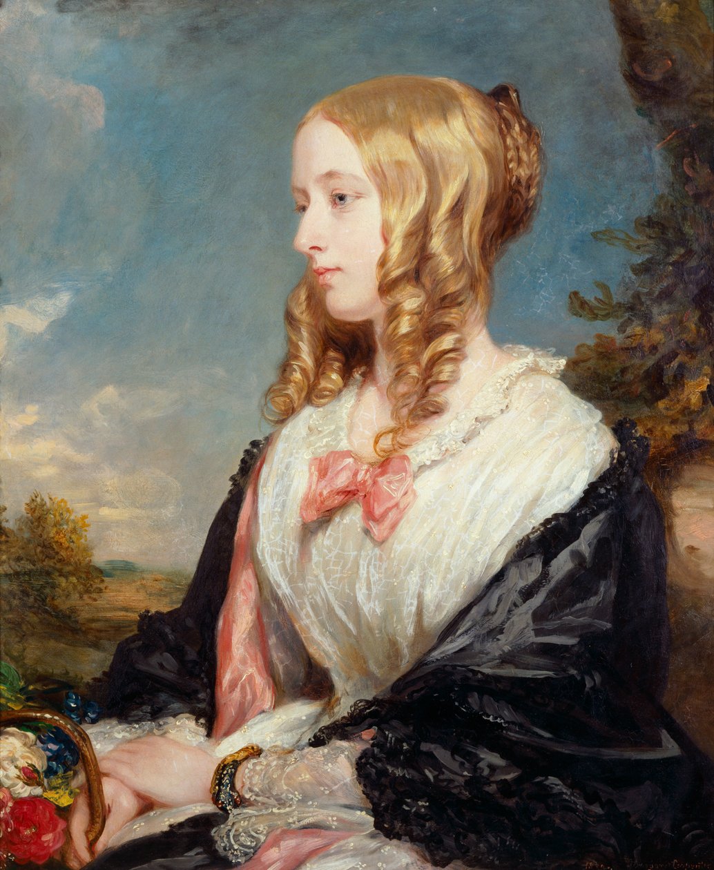 „Gruzja Thellusson”, 1850 autorstwa Margaret Carpenter
