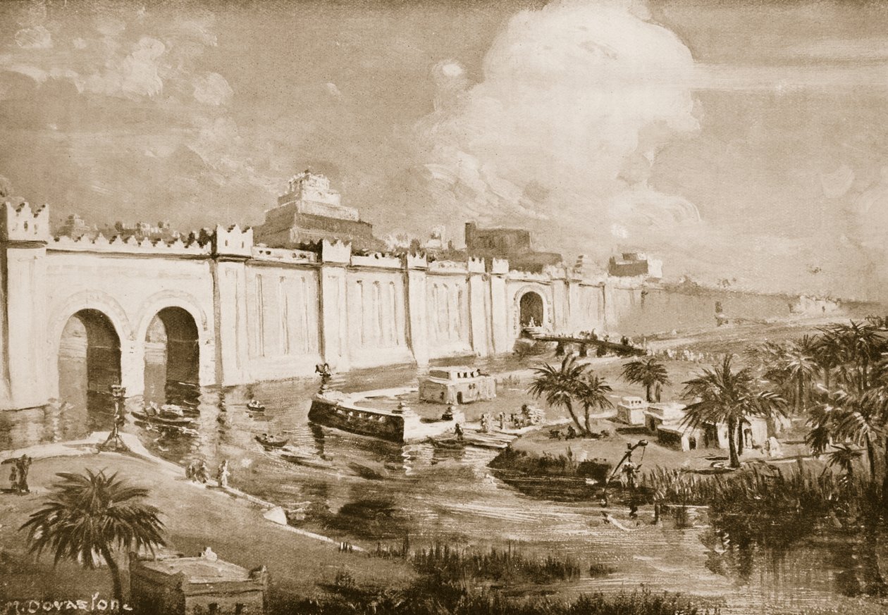 Babylon Restored, ilustracja z "Hutchinson