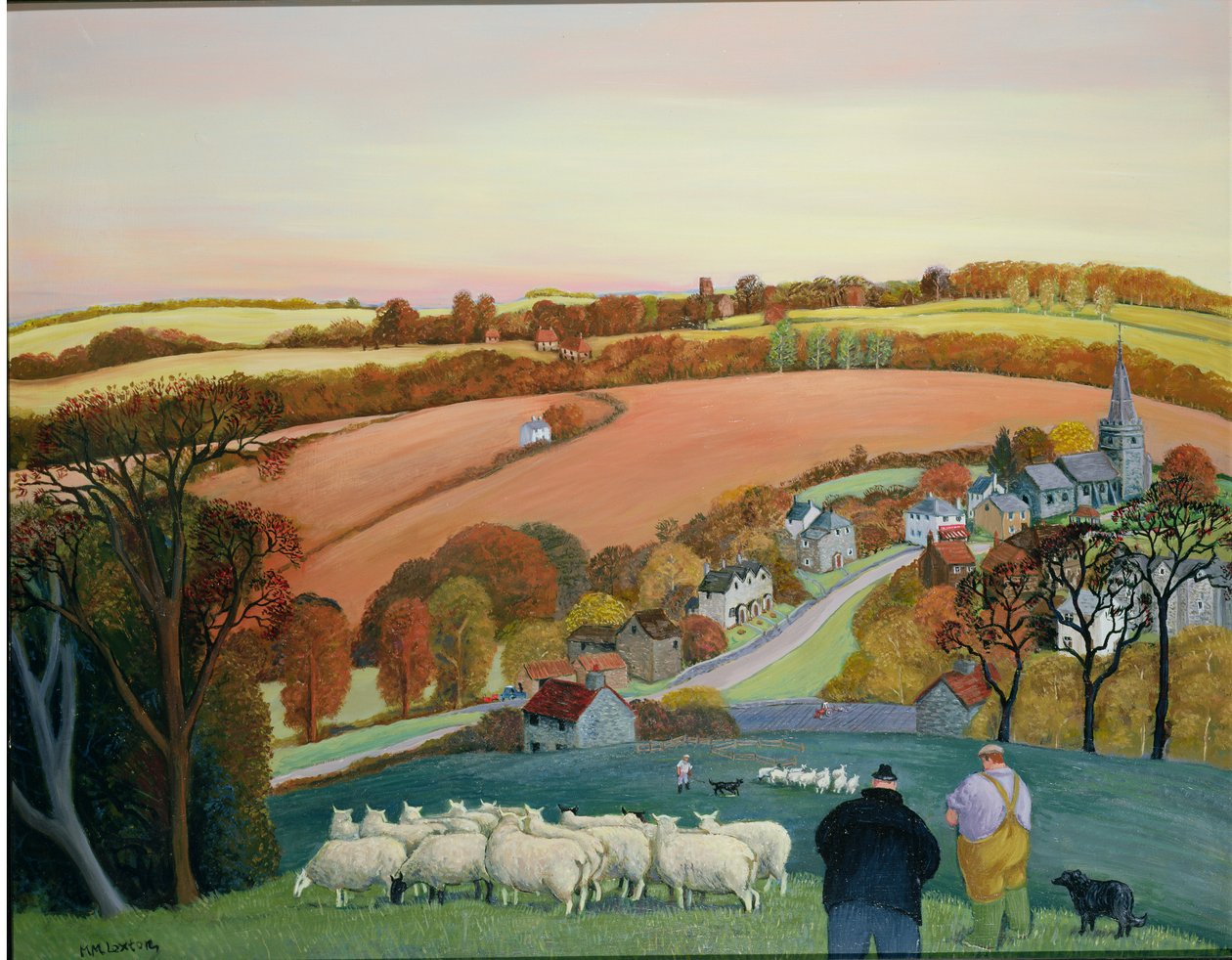 Jesienny krajobraz autorstwa Margaret Loxton