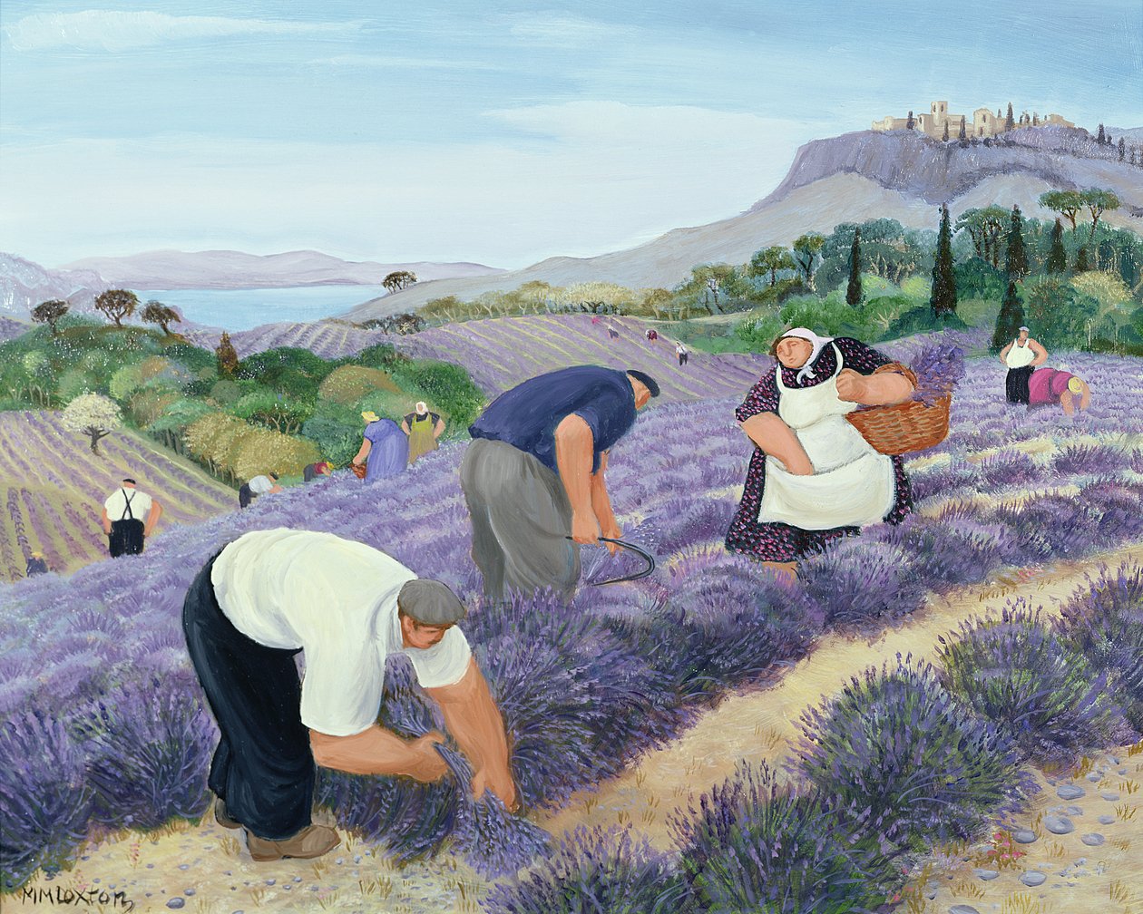 Laventelilakka autorstwa Margaret Loxton
