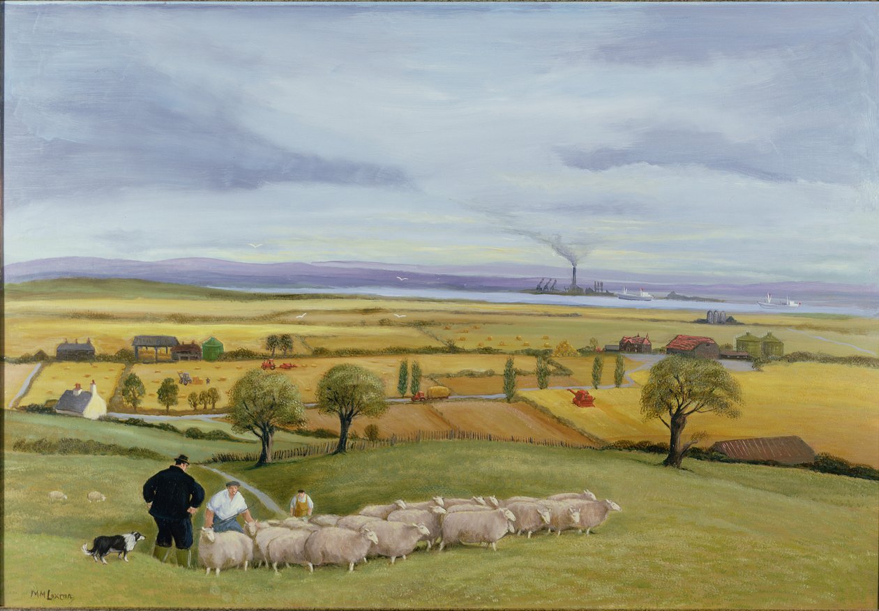 Hodowca owiec na wyspie Sheppey autorstwa Margaret Loxton