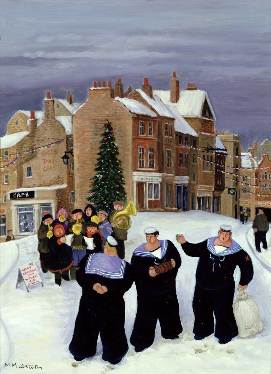 Orkiestra Szkolna Św. Marka CE (olej na płótnie) autorstwa Margaret Loxton