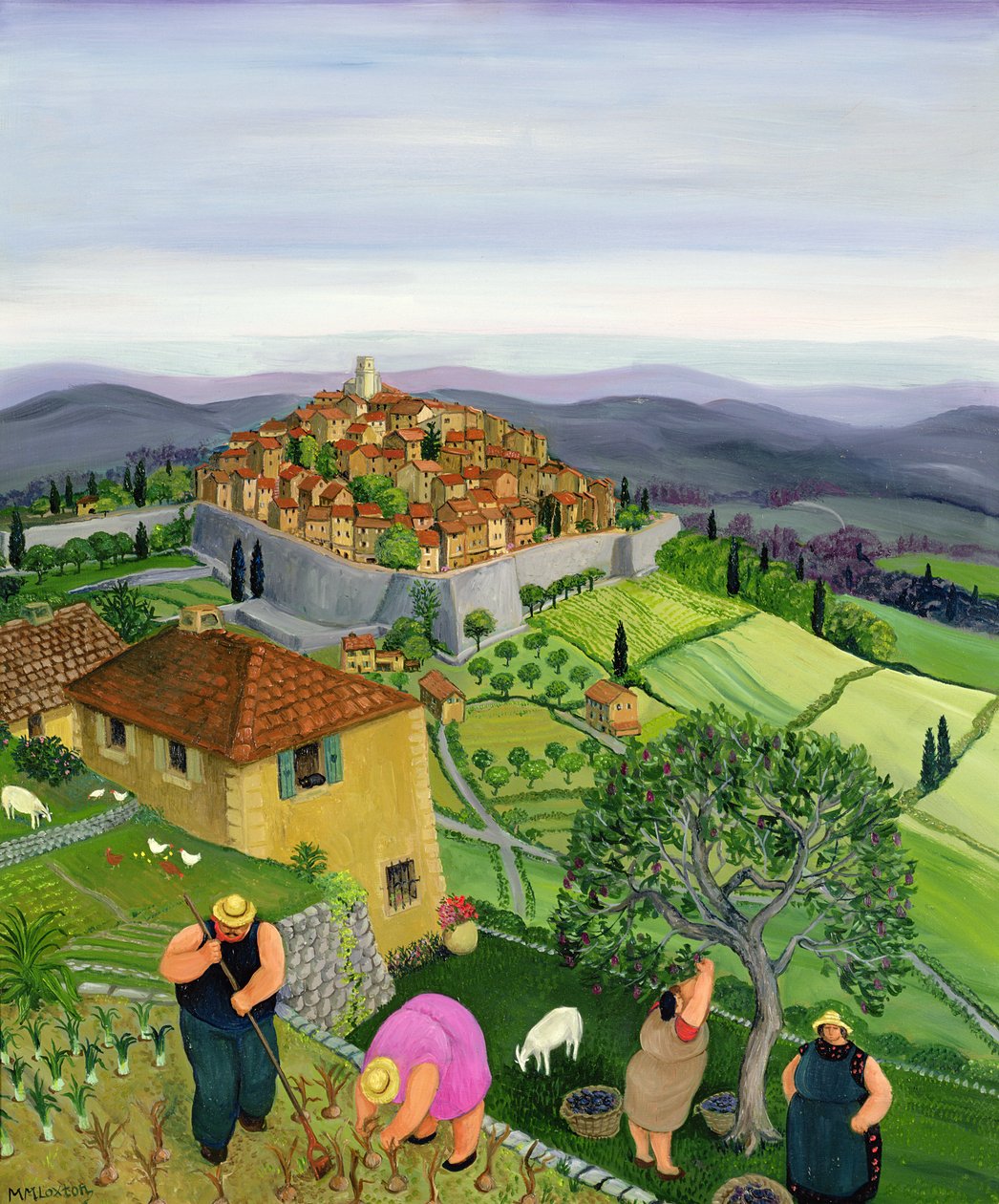 Św. Paweł de Vence autorstwa Margaret Loxton