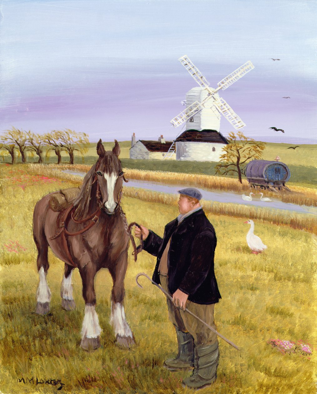 Koń cygański autorstwa Margaret Loxton