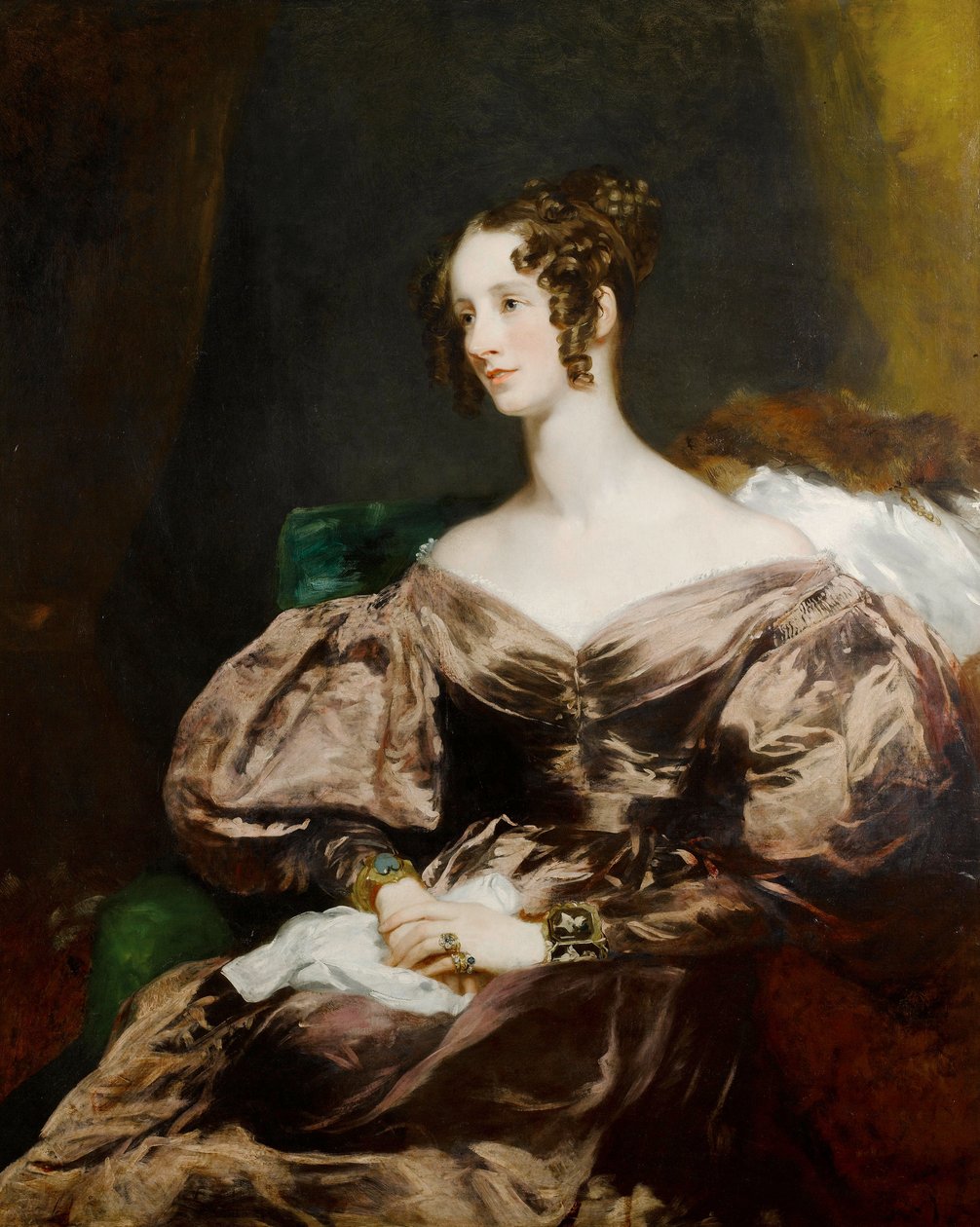 Portret Harriet Brudenell, hrabiny Howe (1799-1836) autorstwa Margaret Sarah Carpenter