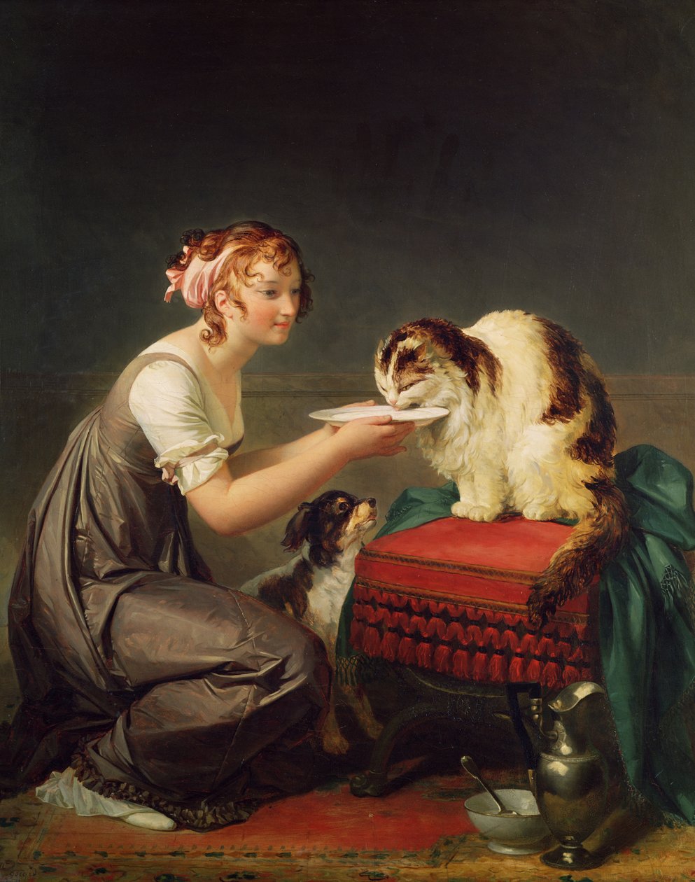Obiad dla kota autorstwa Marguerite Gerard
