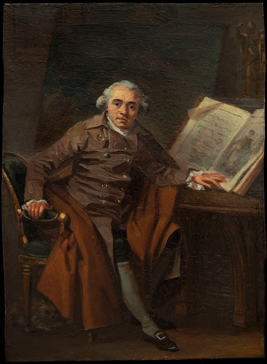 Portret Jeana-Jacquesa Lagrenée 1739-1821, ok. n.e. 1787. autorstwa Marguerite Gerard