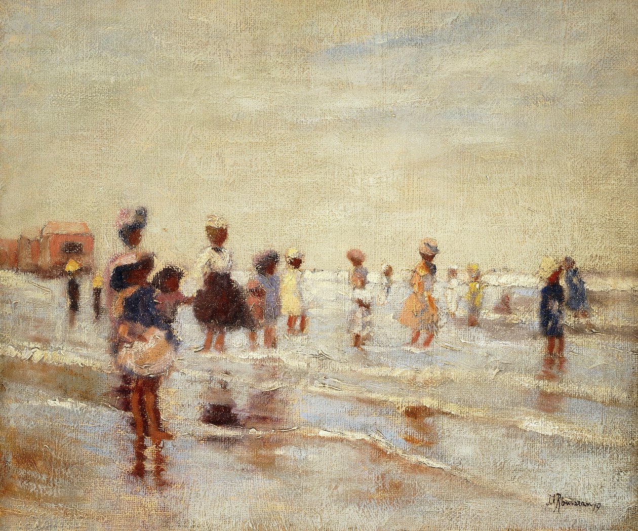 Kąpiący się autorstwa Marguerite Rousseau