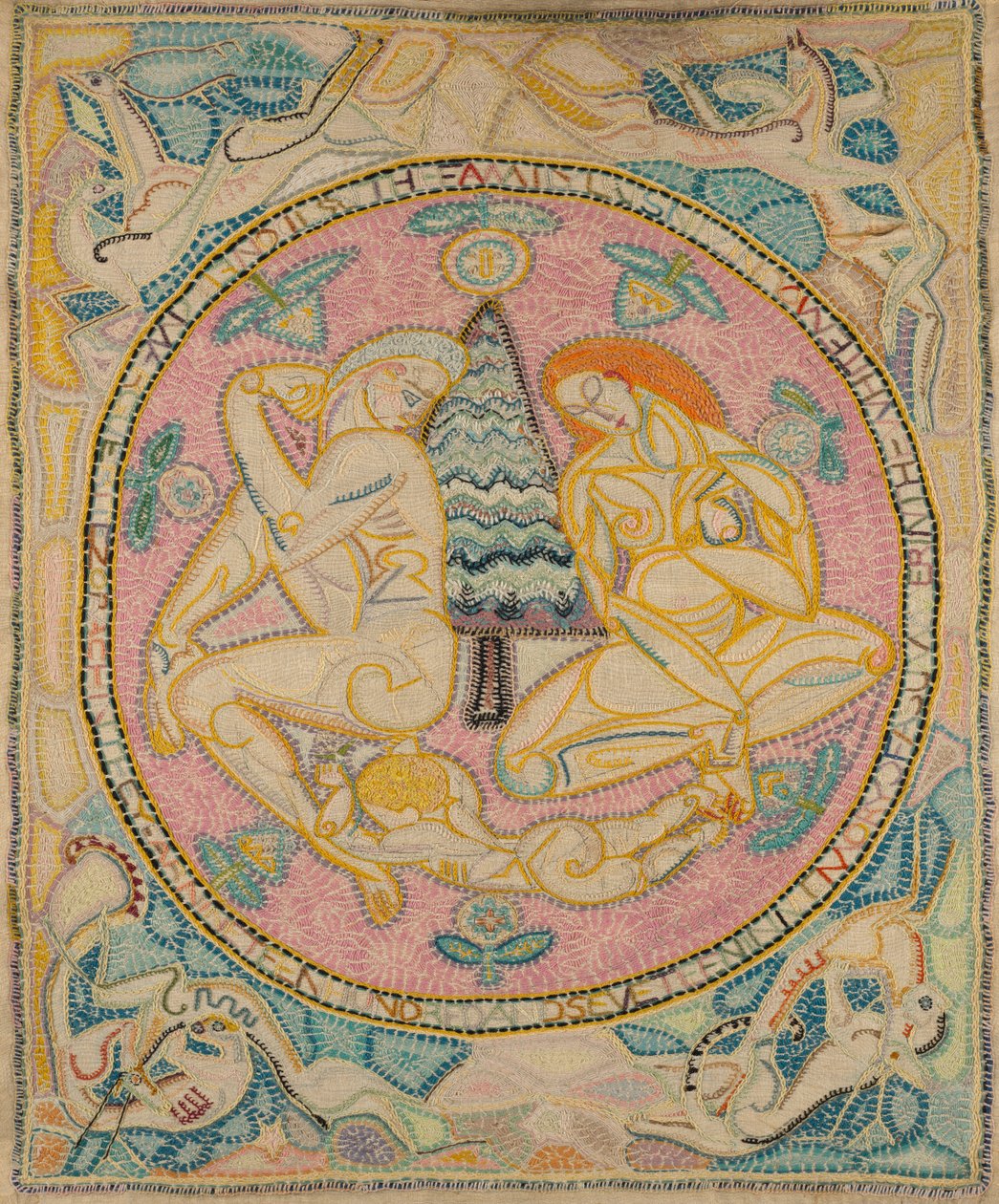 Rodzina (na pamiątkę lata w Białych Górach) autorstwa Marguerite Zorach