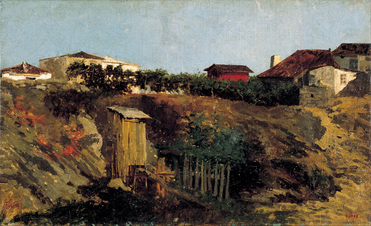 Krajobraz Portici autorstwa Marià Fortuny