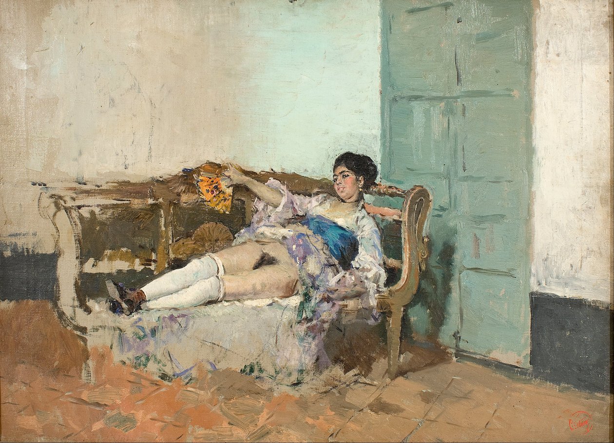 Carmen Bastián autorstwa Marià Fortuny Marsal